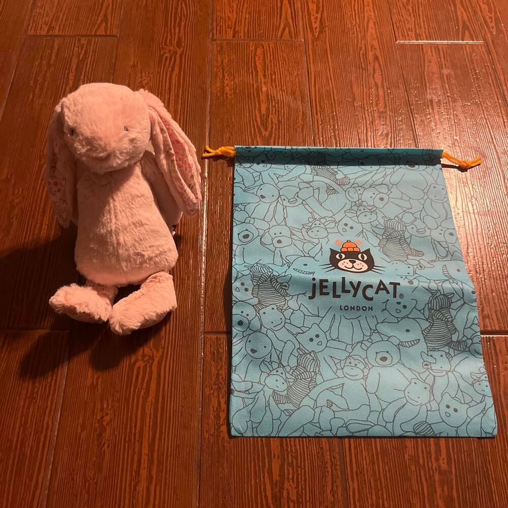 Jellycat Blossom Blush Bunny “Cherry” WITH TAGS AND BAGS